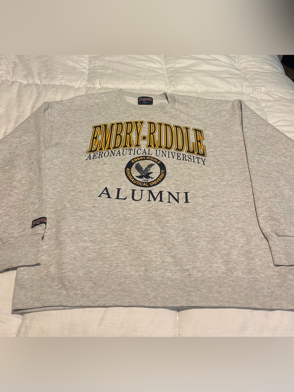 Vintage Jansport Embry-Riddle Alumni College Crewneck Sweatshirt Size Large